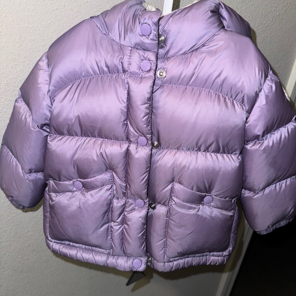 Moncler Kids Puffer Jacket in Lavender